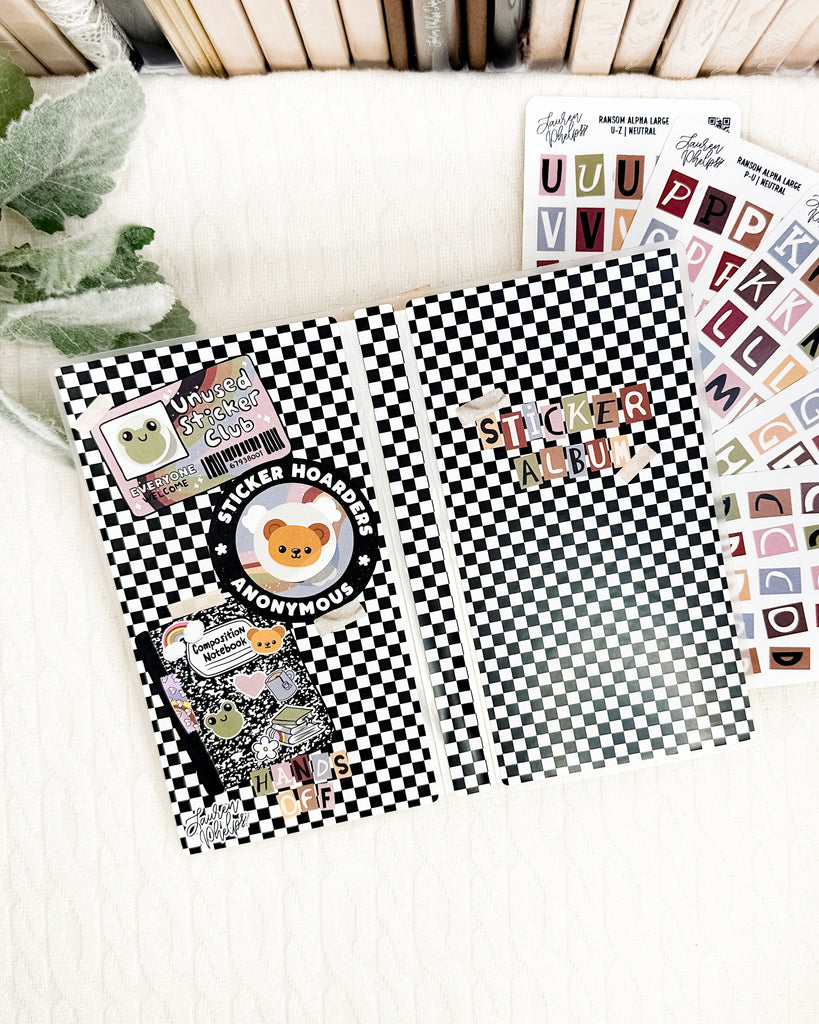 Ransom Sticker Storage Album | Neutral