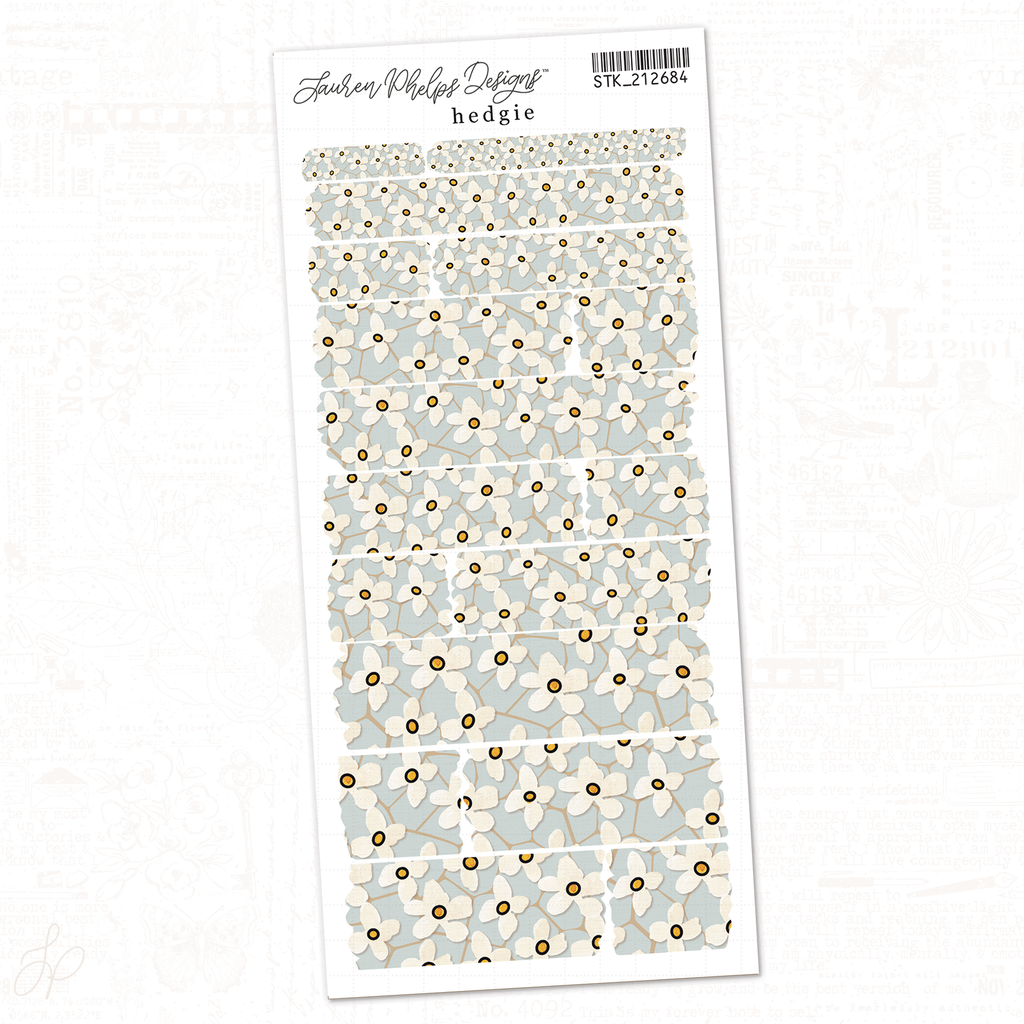 Hedgie | Sheet 4 | Washi Strips Sheet