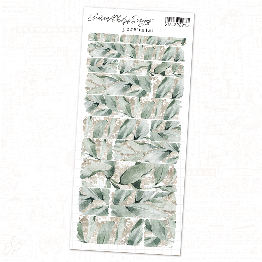 Perennial | Sheet 3  | Washi Strips Sheet