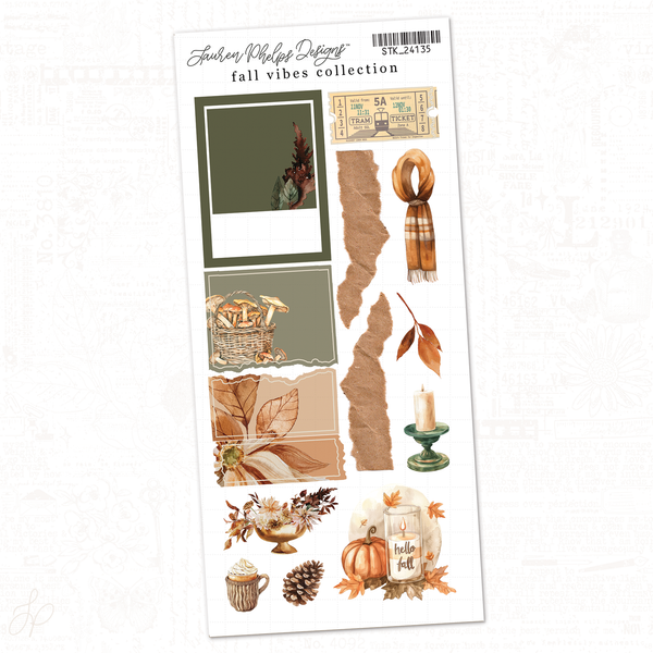 Fall Vibes Sticker Bundle | 6 sheets