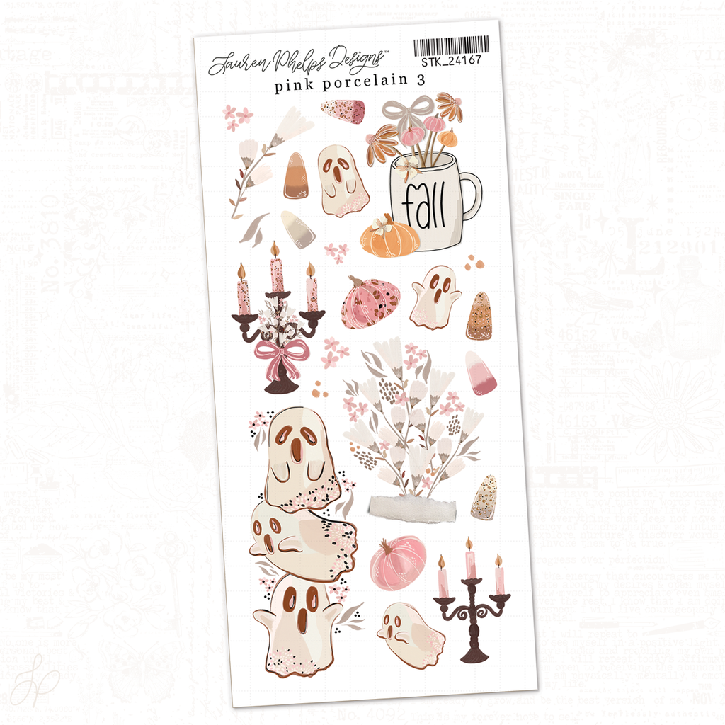 Pink Porcelain Collection | Deco Sheet  3