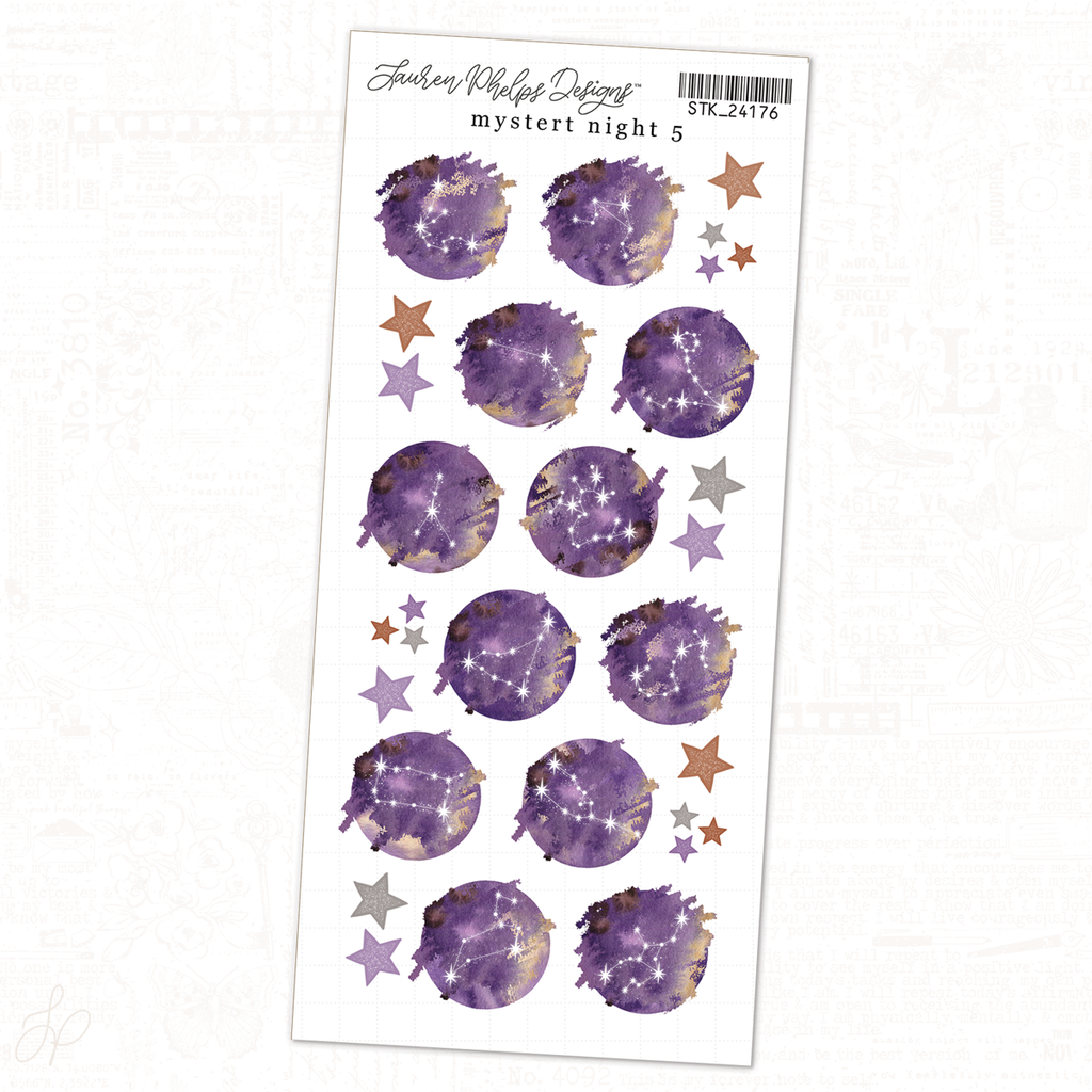 Mystery Night Collection | Deco Sheet 5