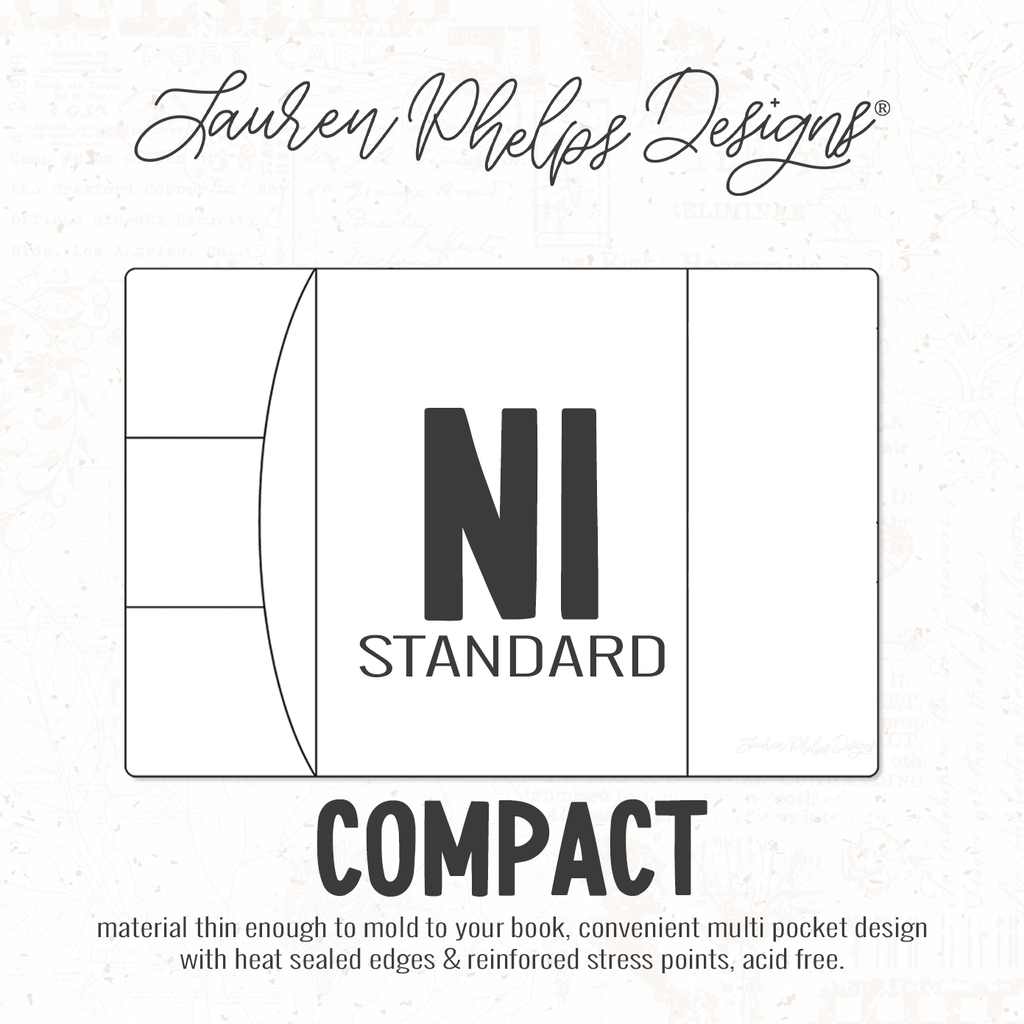 N1 Standard | Clear Soft Vinyl Notebook Cover | 3 sizes