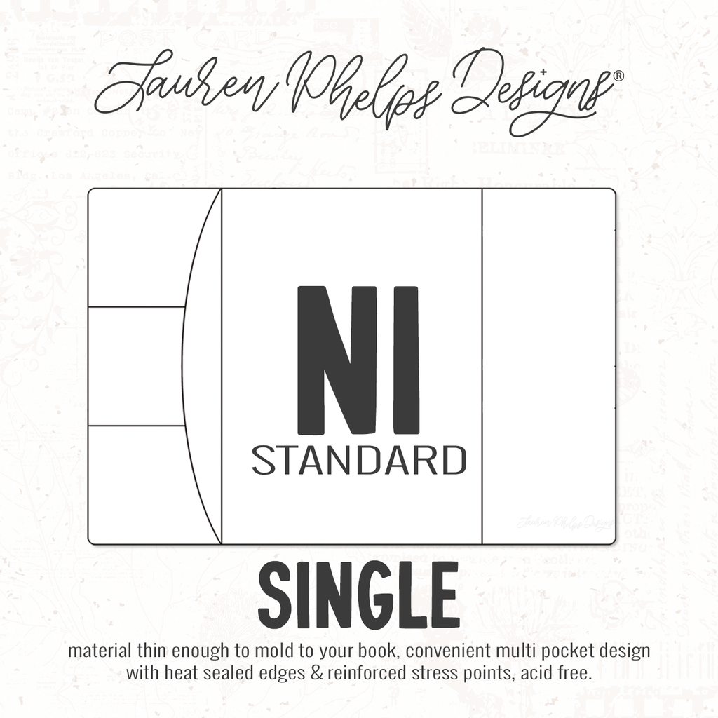 N1 Standard | Clear Soft Vinyl Notebook Cover | 3 sizes