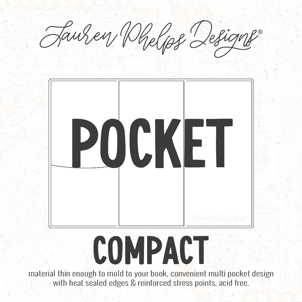 Pocket | Clear Soft Vinyl Notebook Cover | 3 sizes