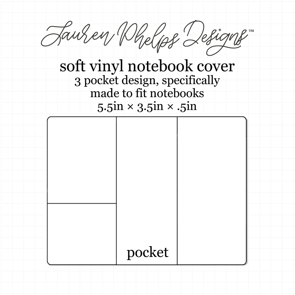 Clear Soft Vinyl Notebook Cover