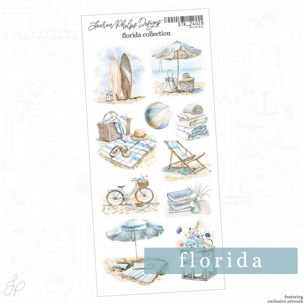 Florida Collection | Deco Sheet 3