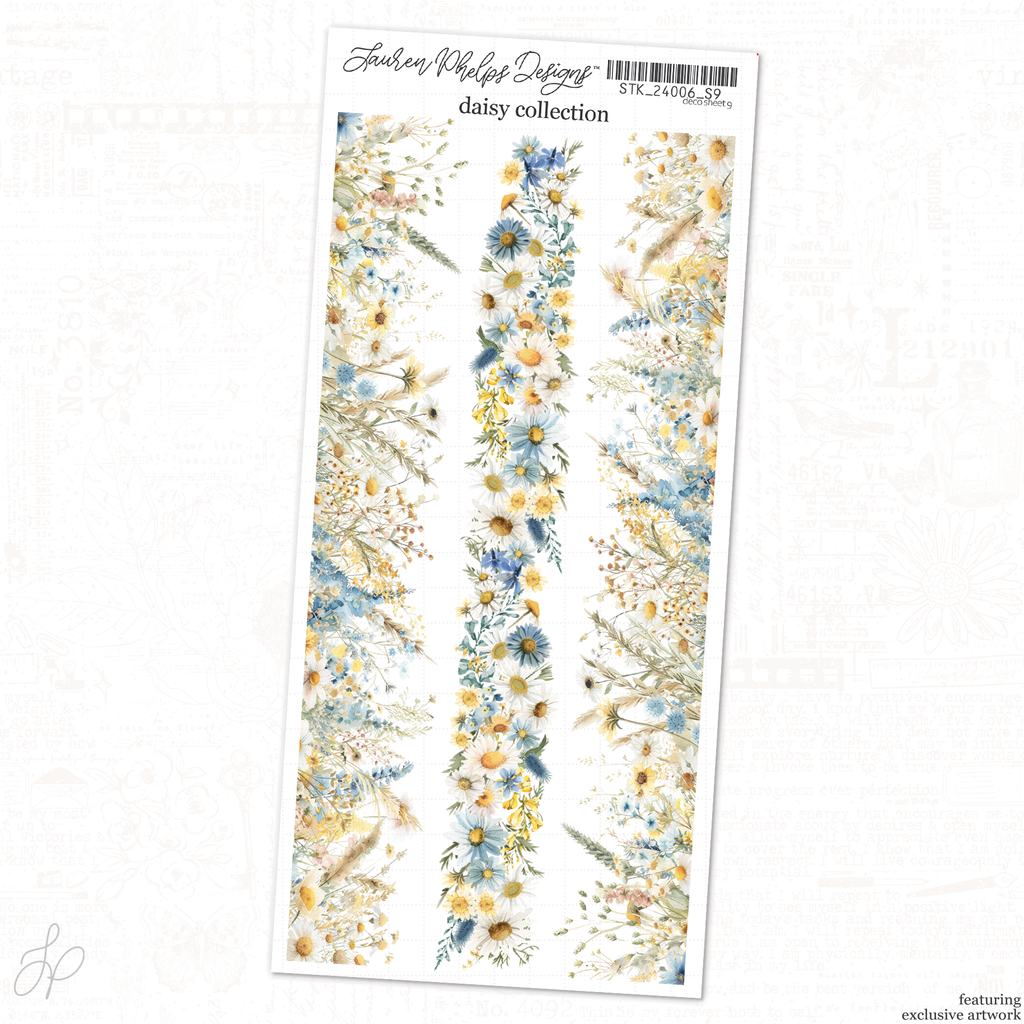 Daisy Collection | Border Strips | Sheet 9