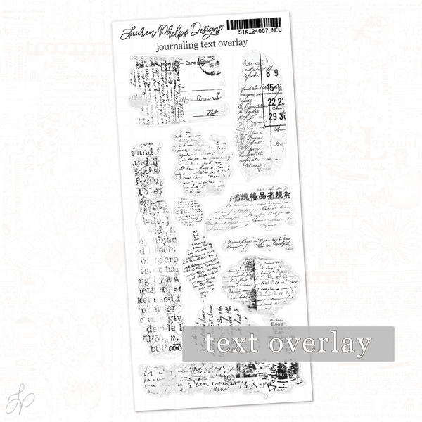 Journaling Text Overlays | Classically Chic Basics