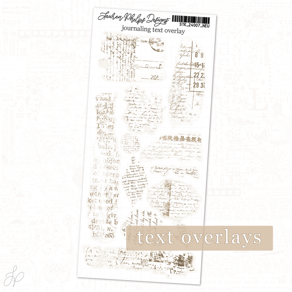 Journaling Text Overlays | Classically Chic Basics