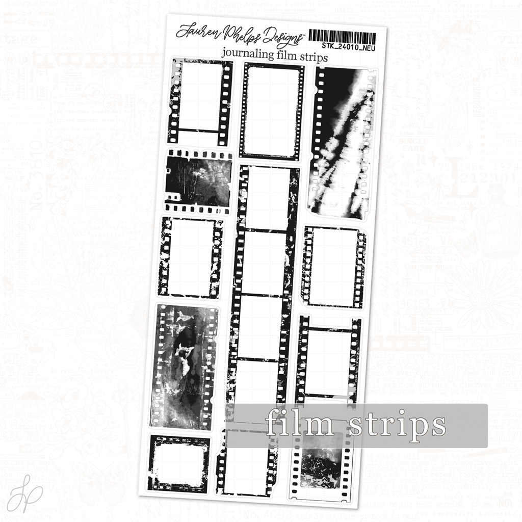 Journaling Film Strips | Classically Chic Basics