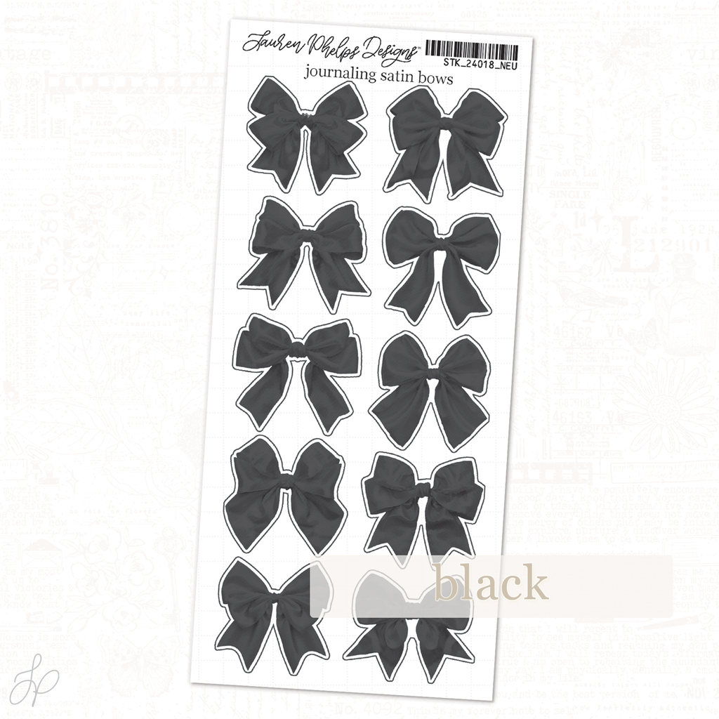 Journaling Satin Bows | Classically Chic Basics