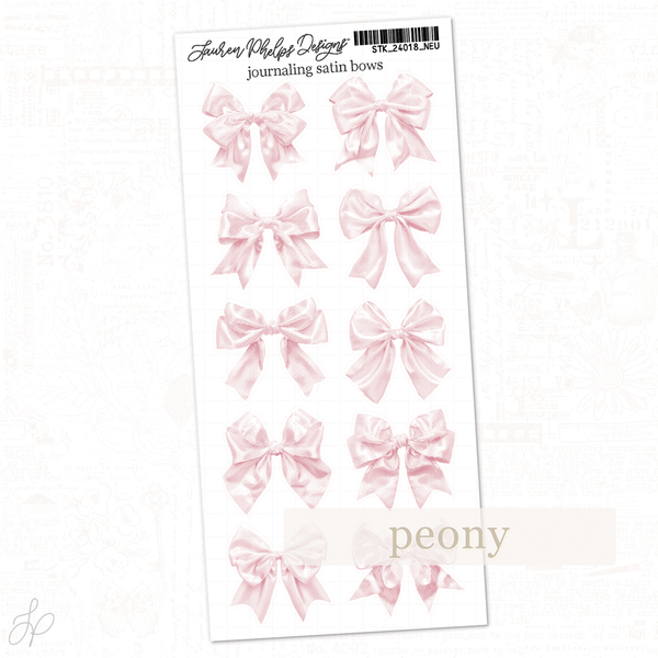 Journaling Satin Bows | Classically Chic Basics