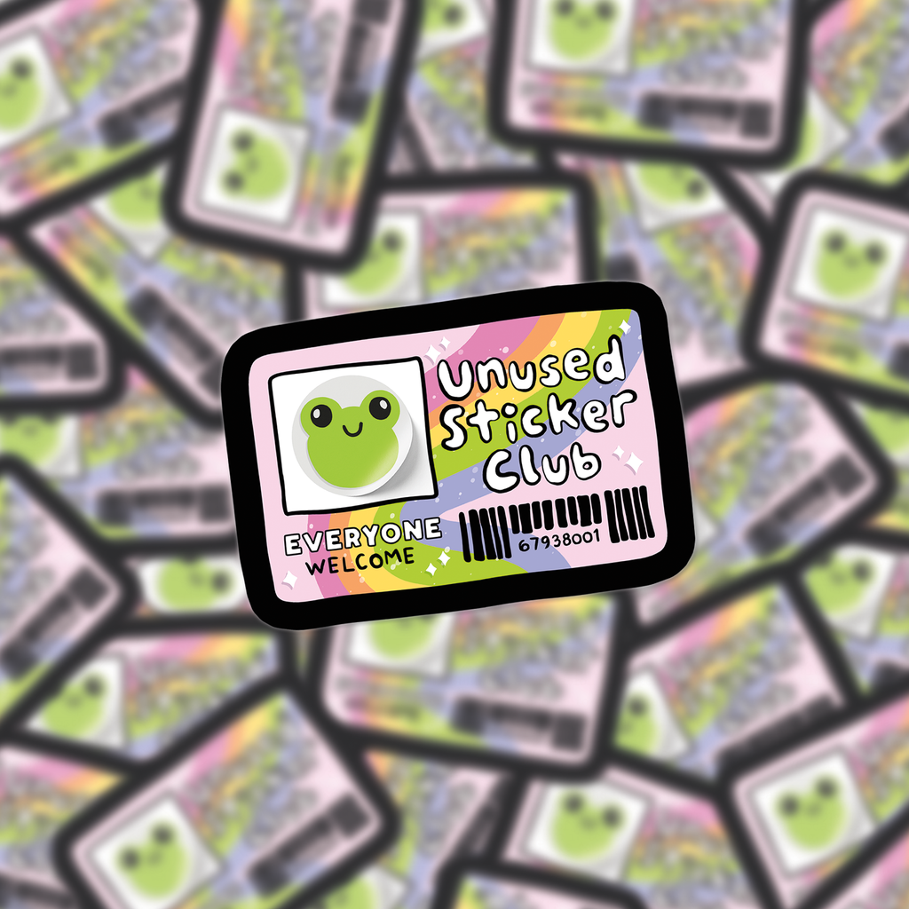 Unused Sticker Club Decal Sticker