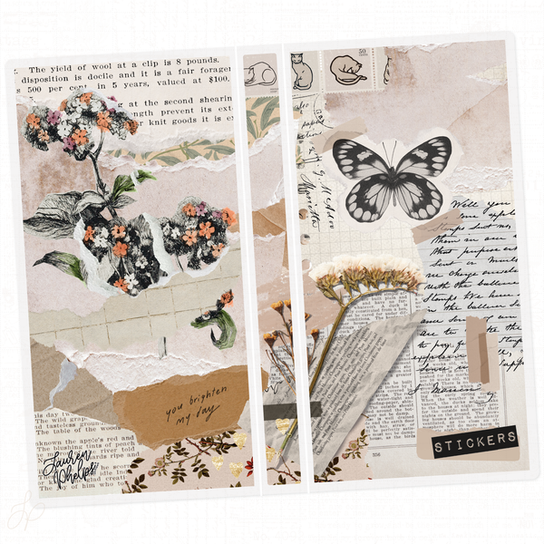 Butterfly Junk Journal Sticker Storage Album