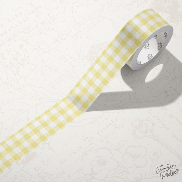 Buttercup | Buffalo Check 15mm washi