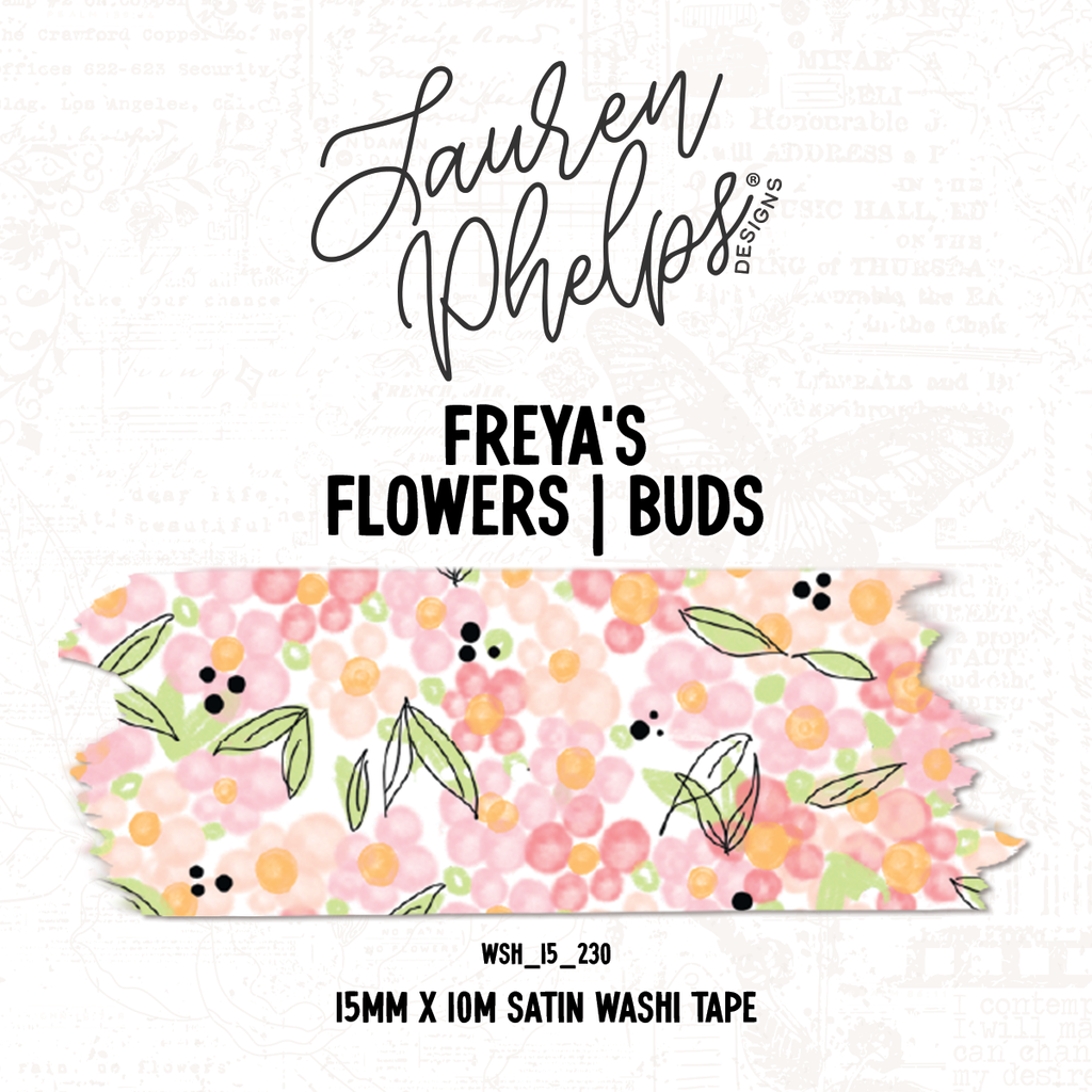 Freya's Flowers | Buds 15mm washi