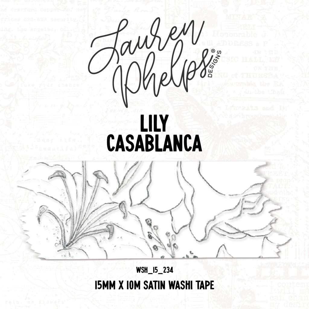 Lily | Casablanca 15mm washi