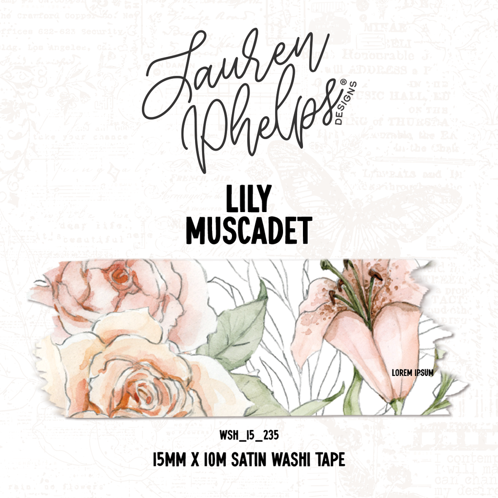 Lily | Muscadet 15mm washi