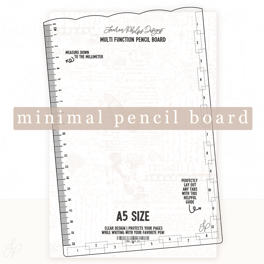 Clear Pencil Board | New Minimal Design