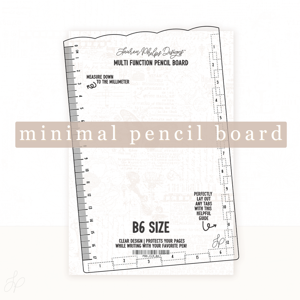 Clear Pencil Board | New Minimal Design