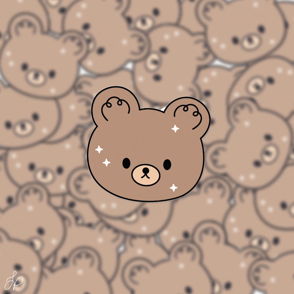 Brown Bear Decal Sticker
