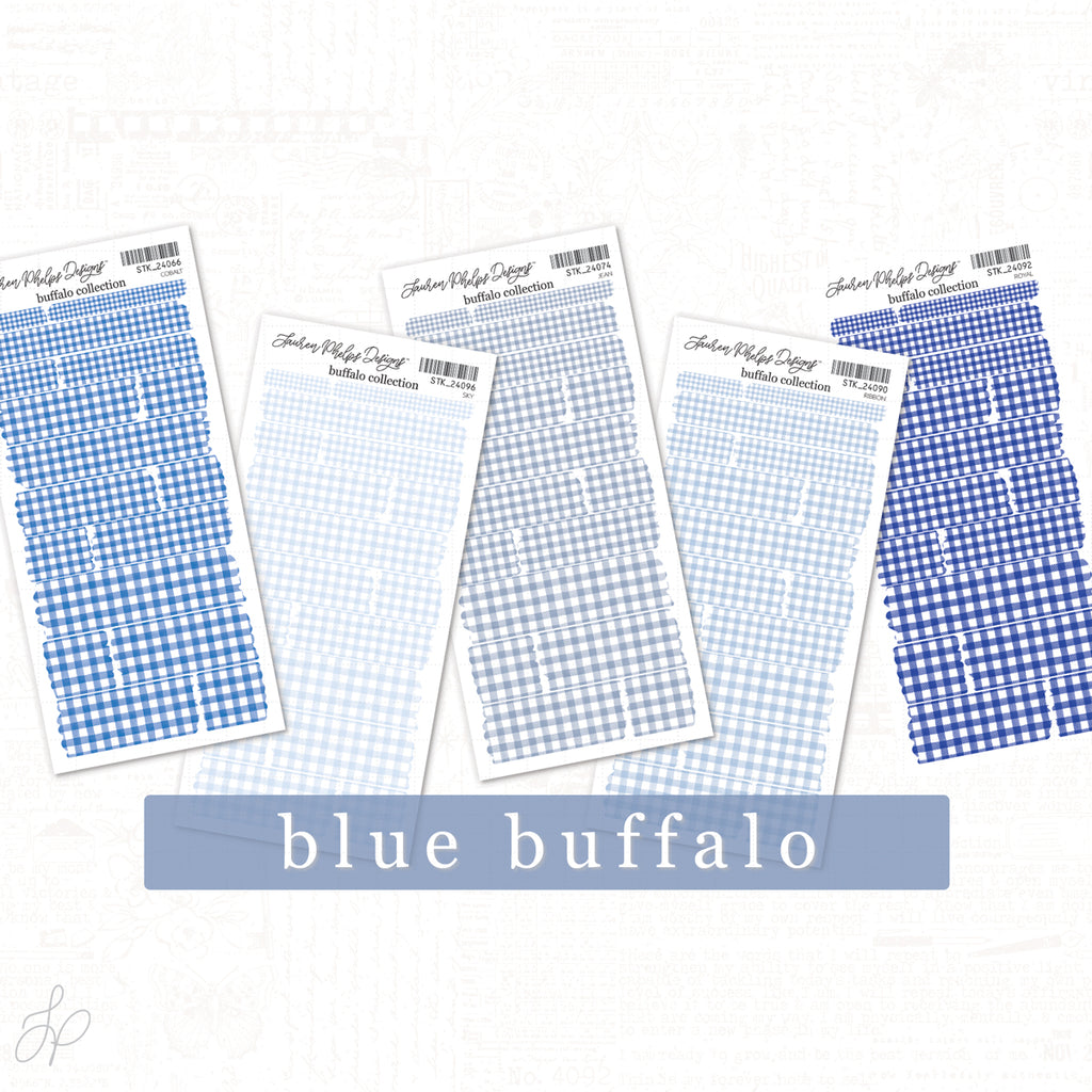 Buffalo Blue | Washi Strips Set of 5