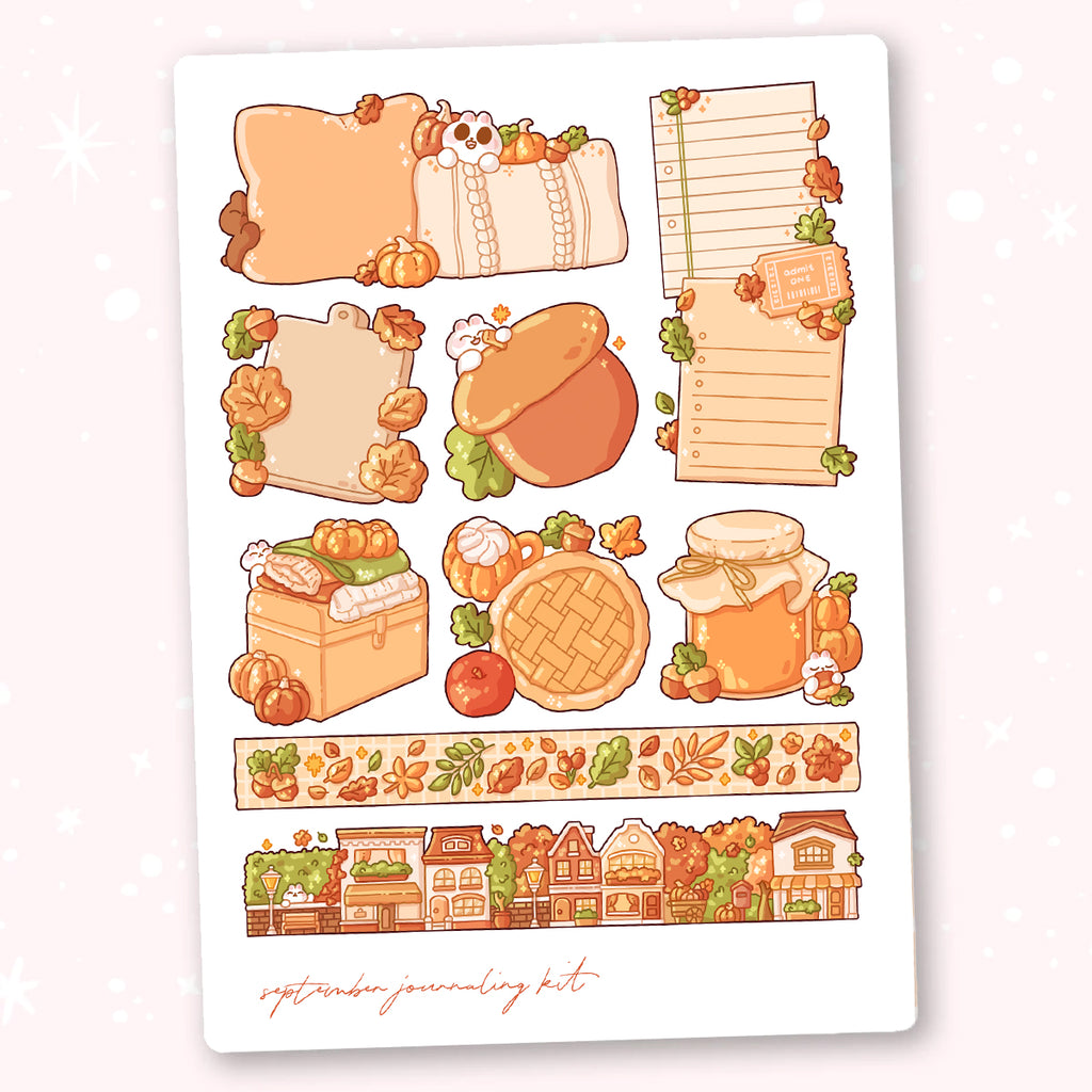 PAPERSHIRE || Autumn Town Journaling Washi D P19