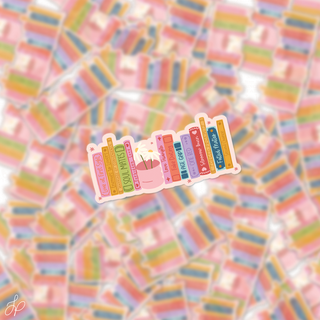 Book Shelf Decal Sticker