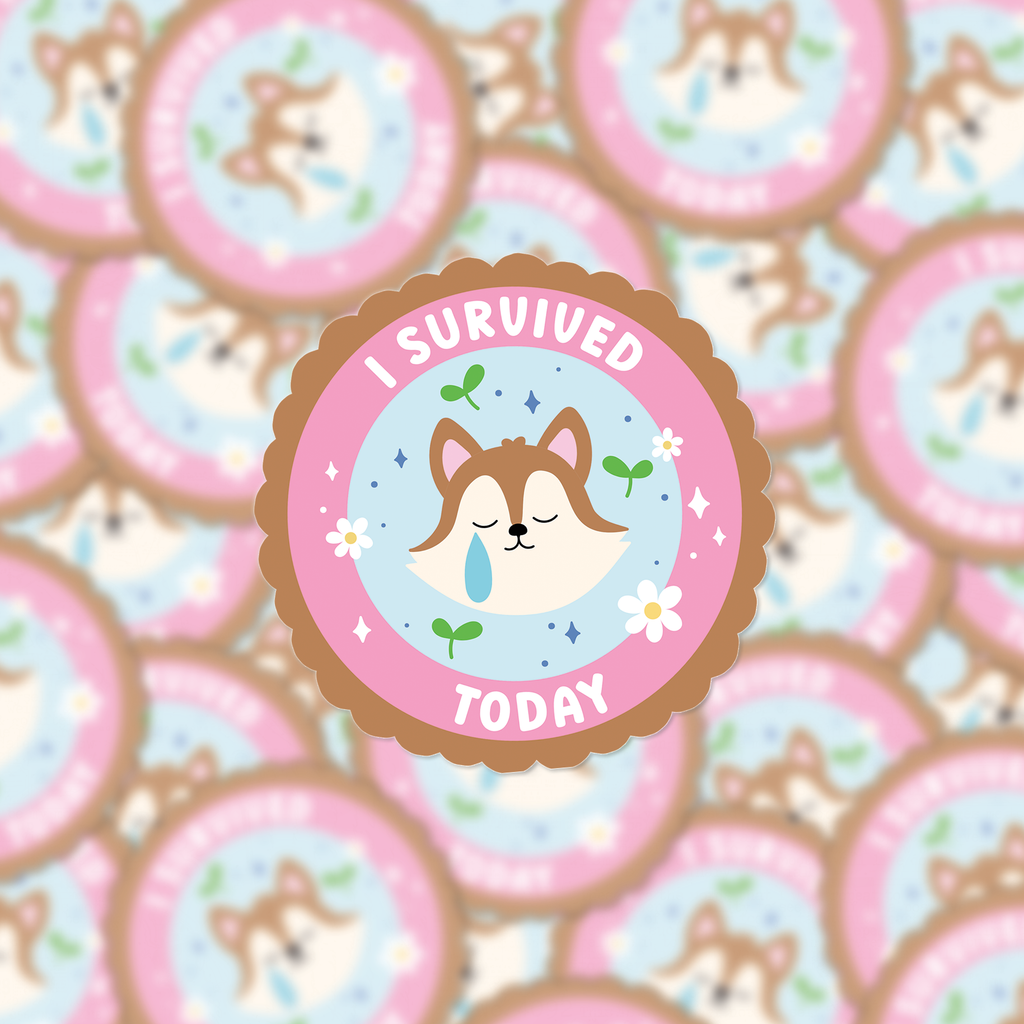 Survived Fox Decal Sticker