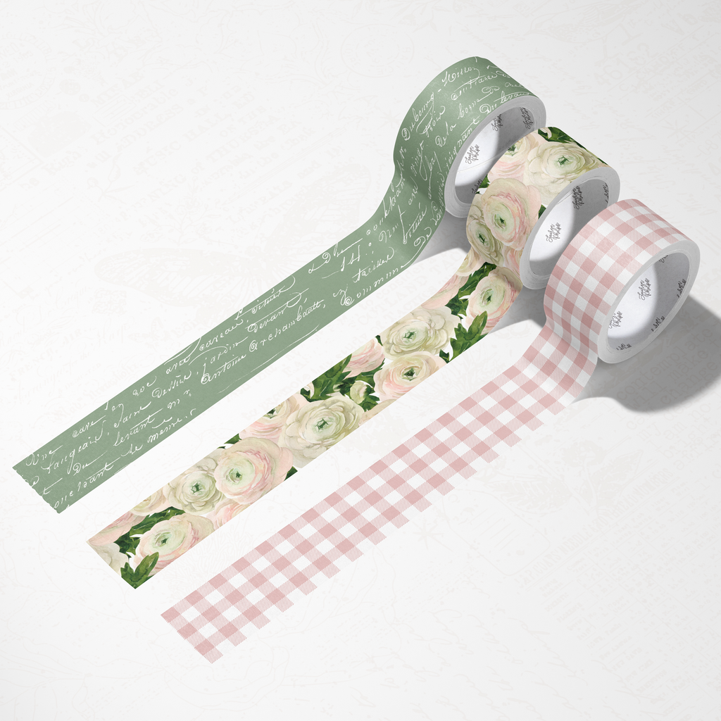 Flower Ranunculus Washi Bundle