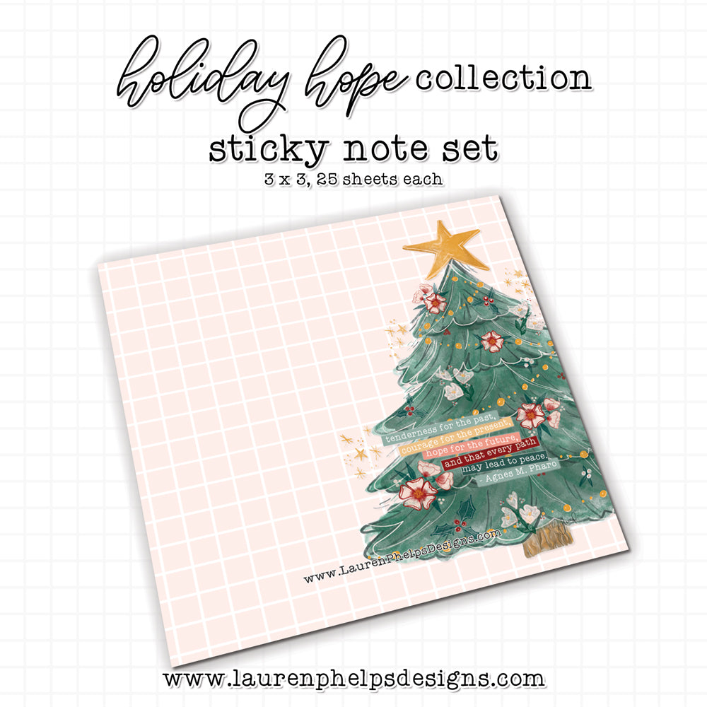 Holiday Hope Sticky Note Pad