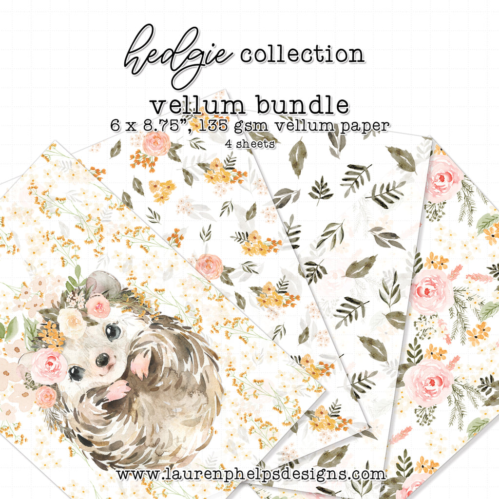 Hedgie Luxe Vellum Bundle