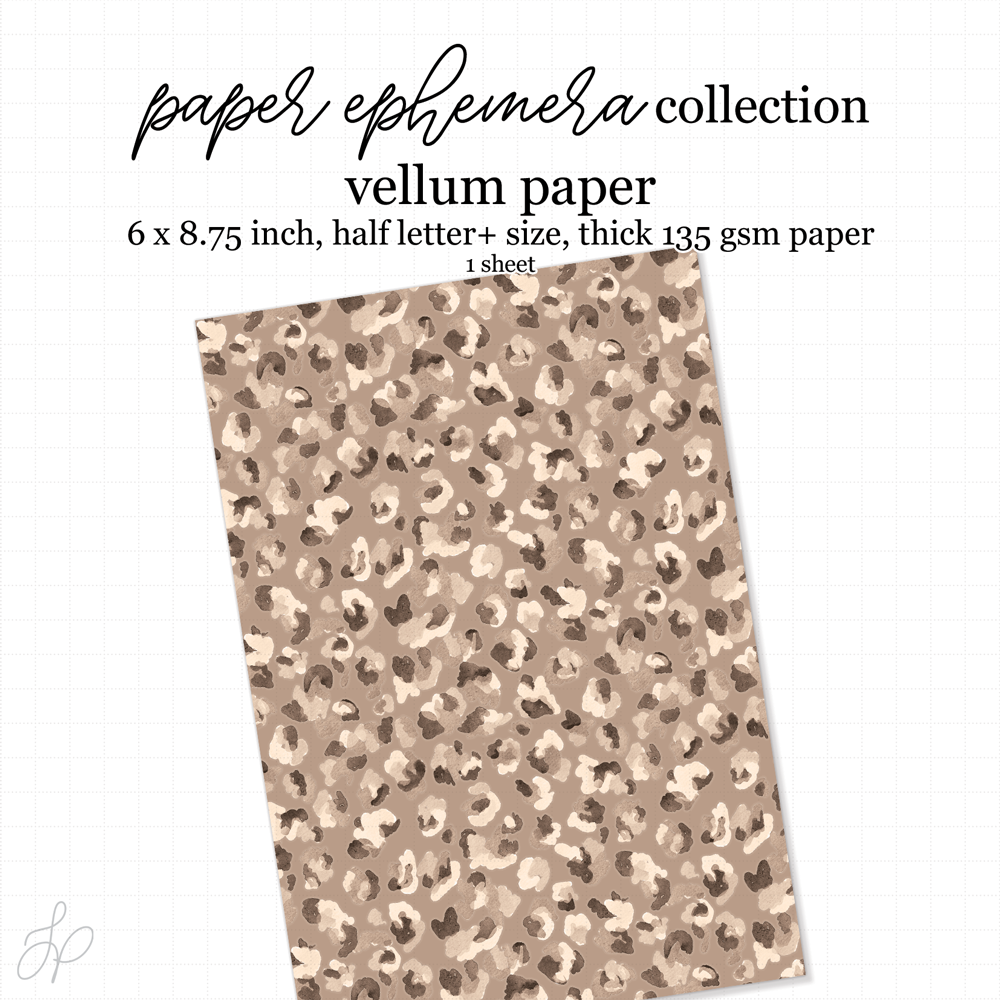 Fall Leopard Vellum